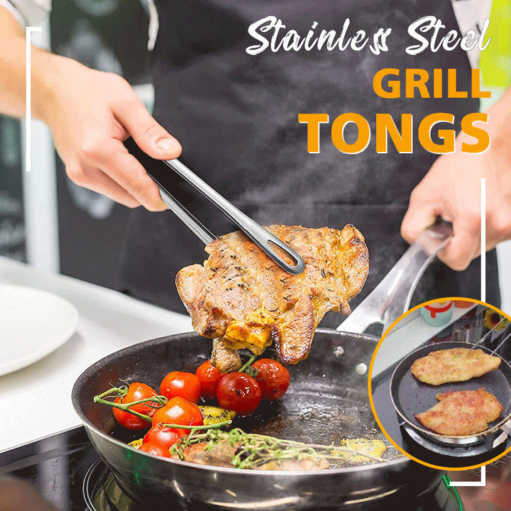 Rustfritt Stål Grill Tenger | Skanto