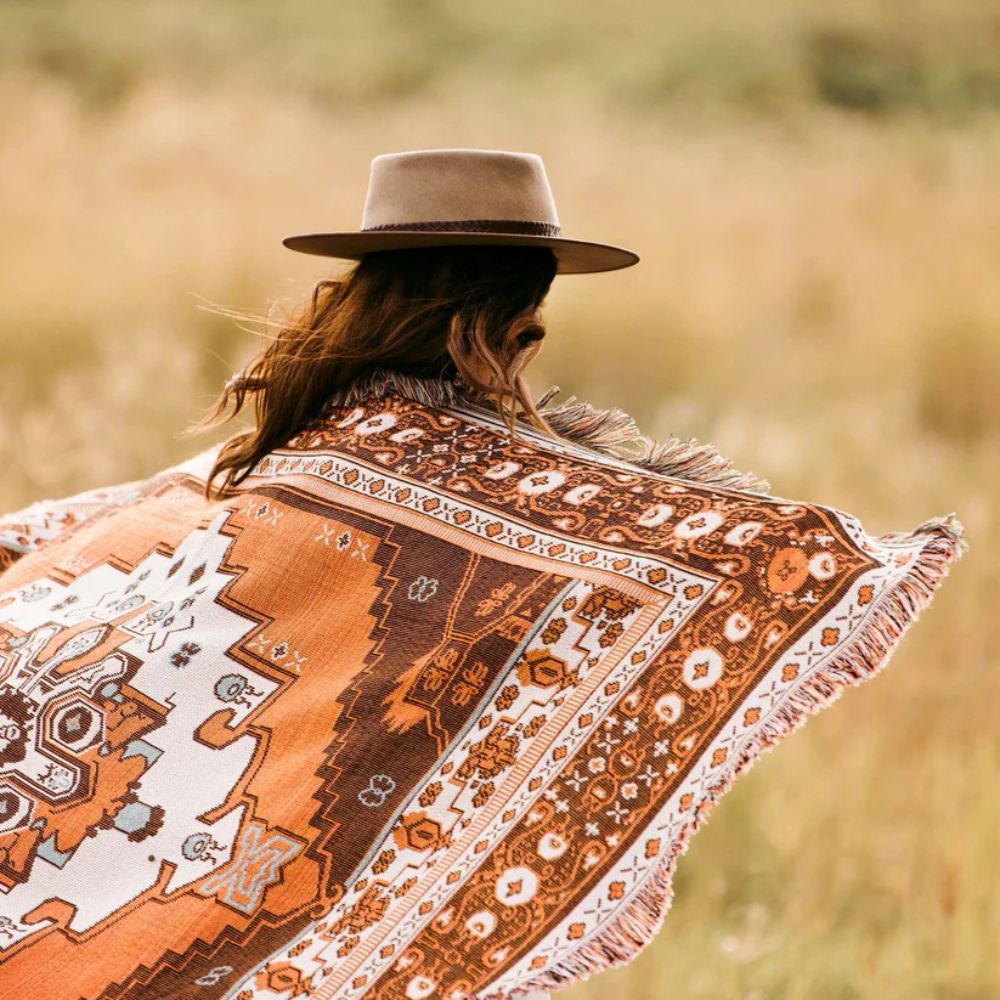 Skanto | Boho Chic Mønstret Kastepledd