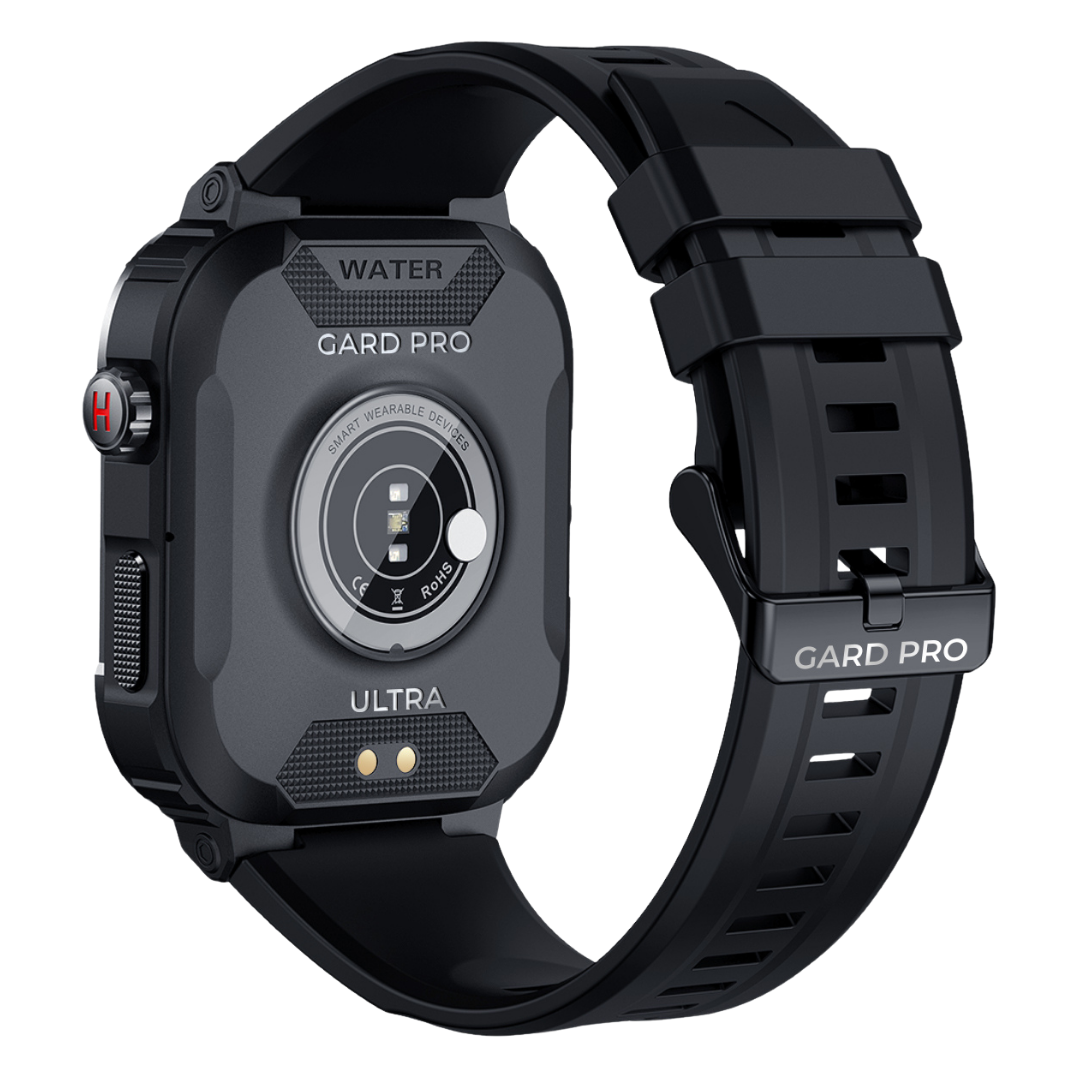 Skanto | IronPulse X1 Robust Smartklokke – Sjokkresistent, Vanntett & Helsemonitor
