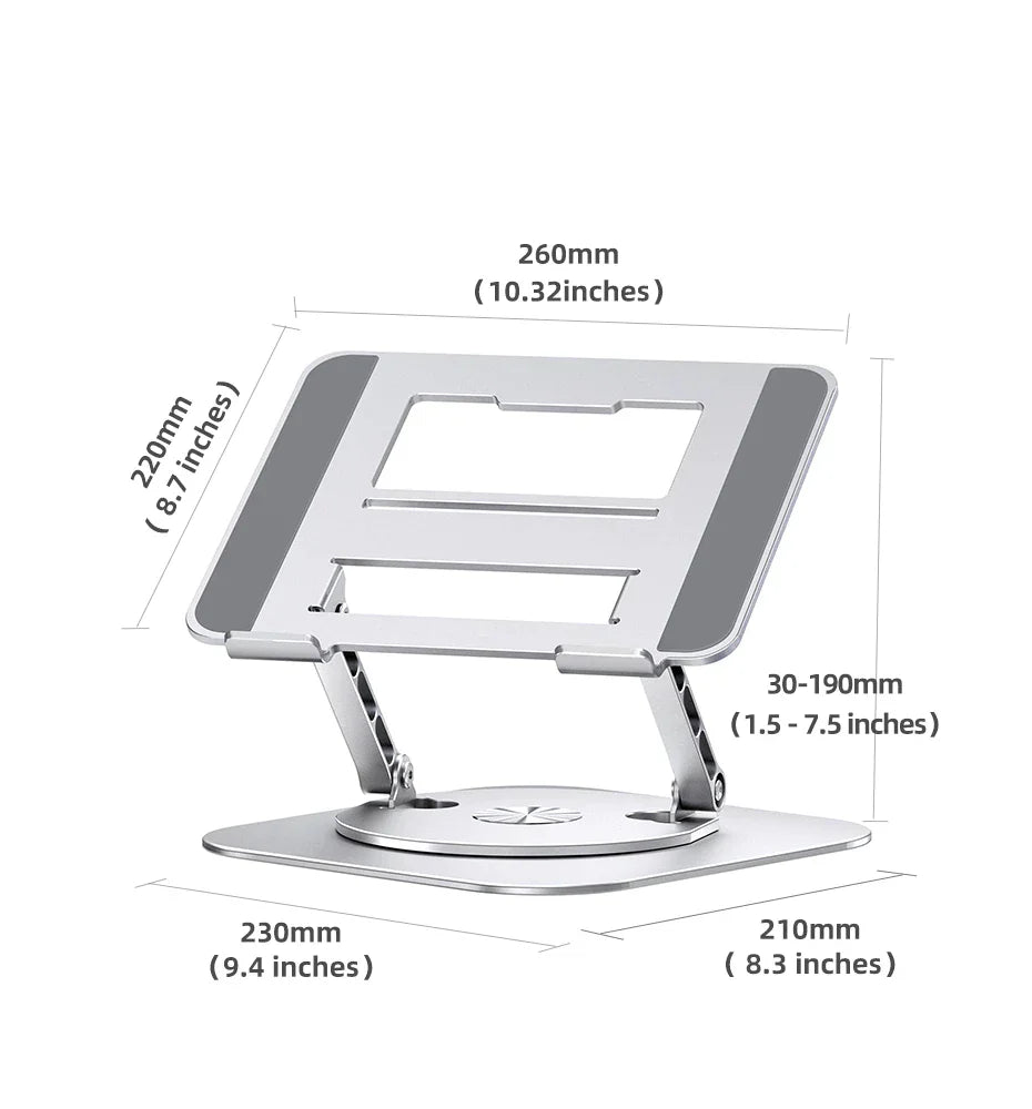 360 Rotering Laptop Stativ | Skanto