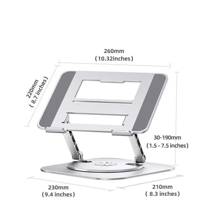360 Rotering Laptop Stativ | Skanto