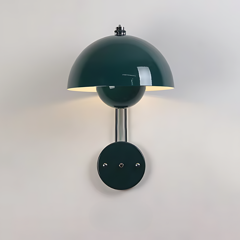 Moderne blanke metal LED vegglampe | Skanto