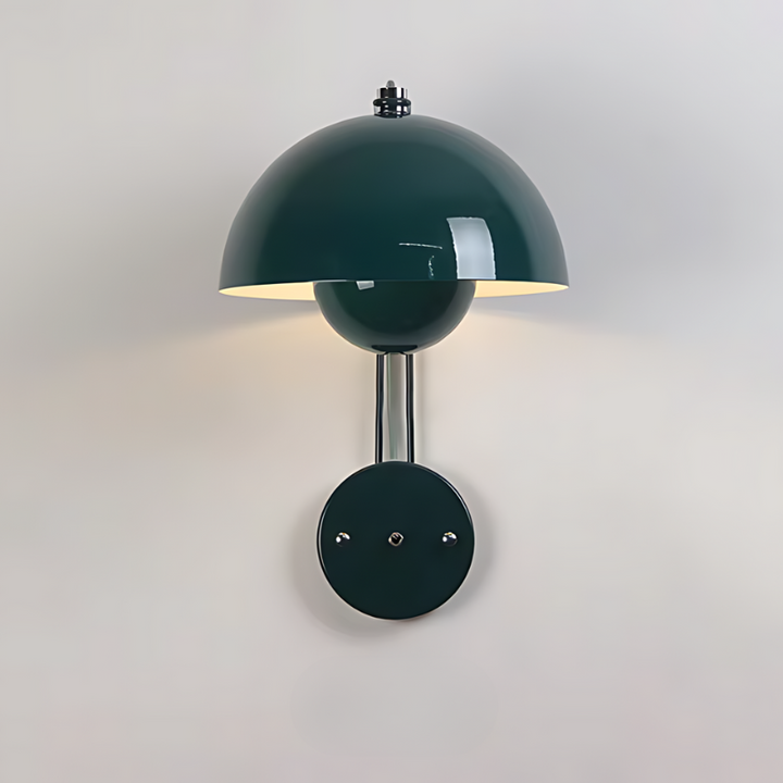 Moderne blanke metal LED vegglampe | Skanto