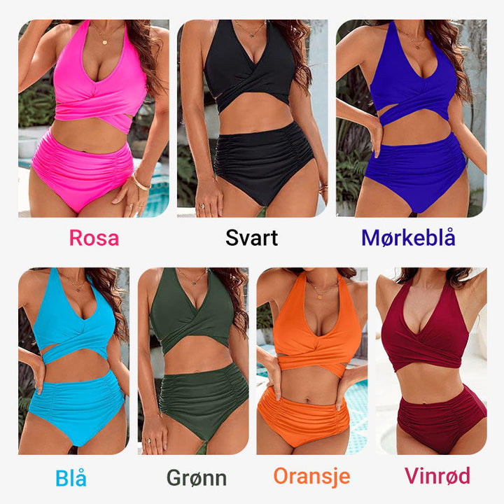 Skanto | Bikini sett med magekontroll og høy midje stil