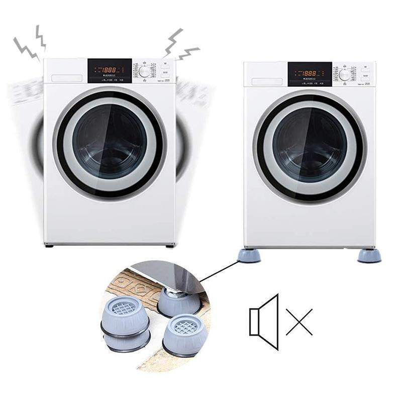 4 stk Anti Vibrasjon Vaskemaskin Støtte | Skanto