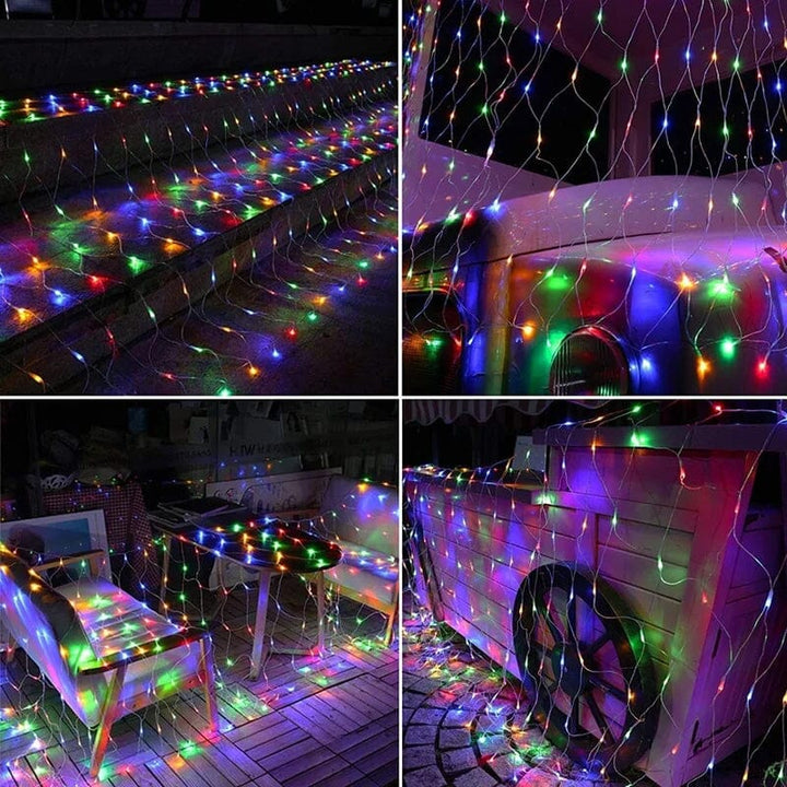 Solar Fishnet Light | Skanto