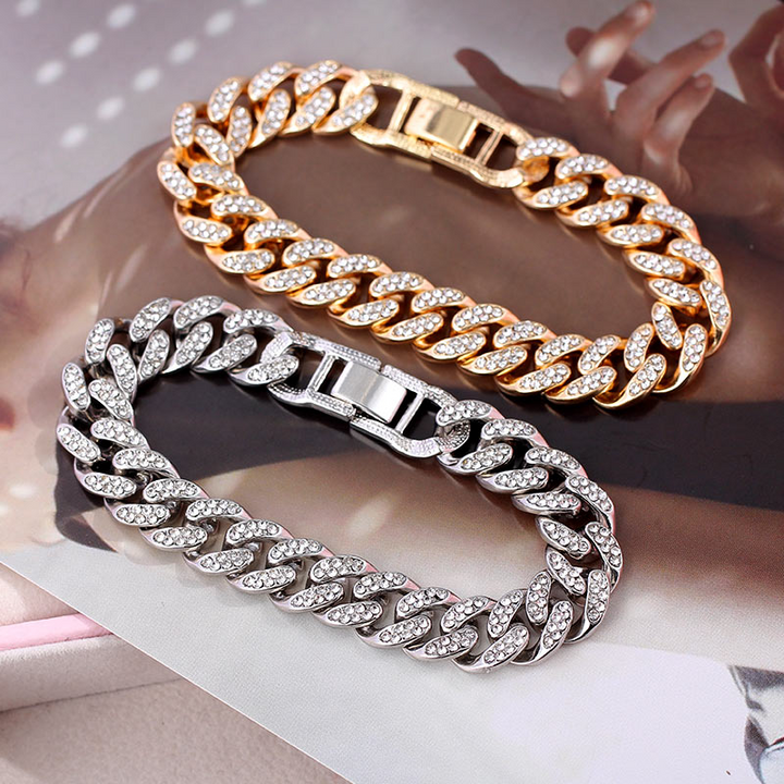 Skanto | Fashion Chunky Metal Chain Ankelkaramell