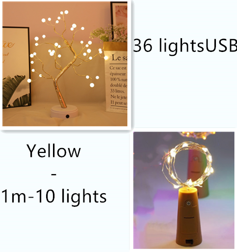 Skanto | LED eventyrlys for flasker – dekorative lys med tråd for kreativ belysning og DIY-prosjekter