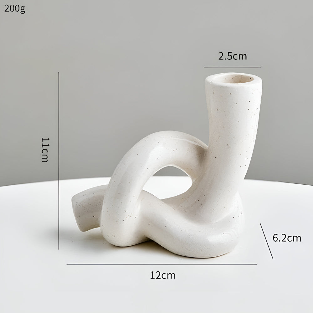 Skanto | Knot Keramisk Lysestake