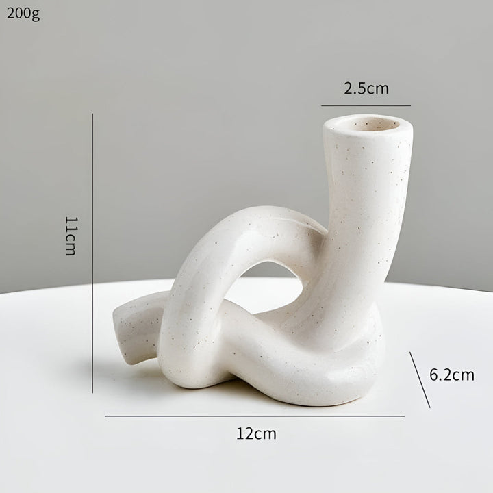 Skanto | Knot Keramisk Lysestake