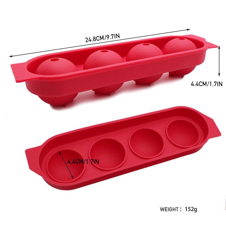 Silicone 4-Ball Iskule Maker Mold | Skanto