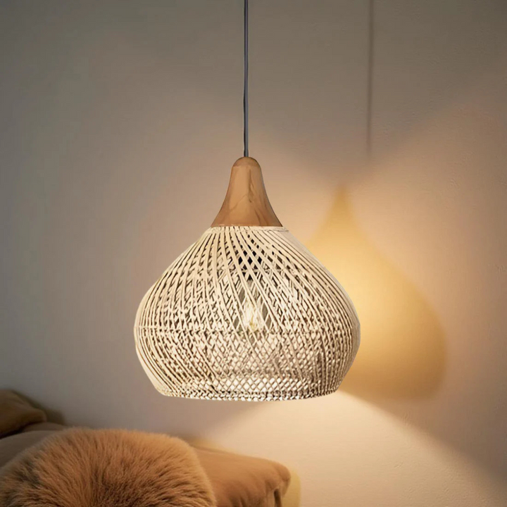 Skanto | Rattan Boho Pendellampe