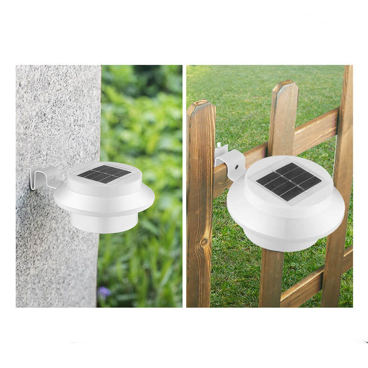 Solar Cylinder LED Utendørs Vanntett Gjerde Vegglampe | Skanto