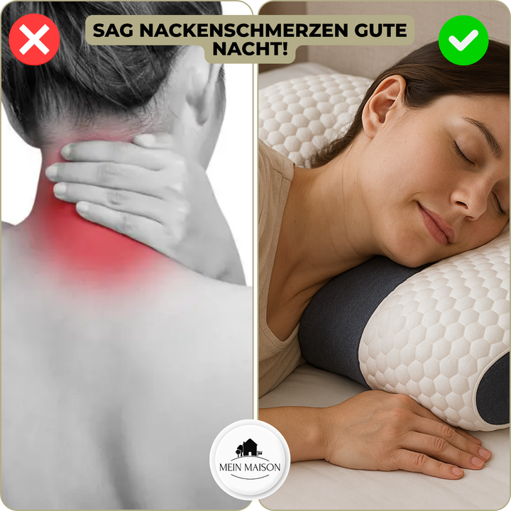 Skanto | Ergonomisk Nakkepute Minne Skum Pustende Kontur