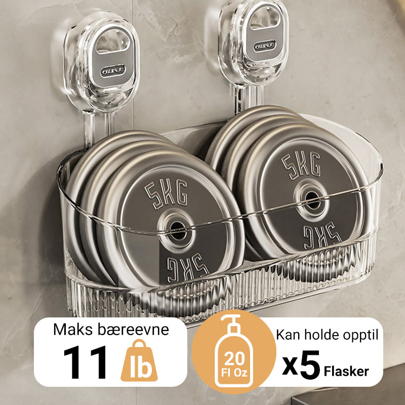Skanto | Oppbevaringsstativ med sugekopp og dreneringshull