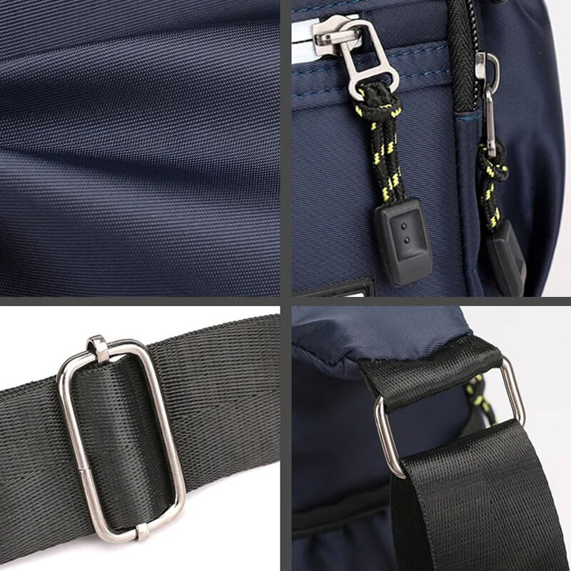 Norvo | Lett vanntett skulderveske med stor kapasitet