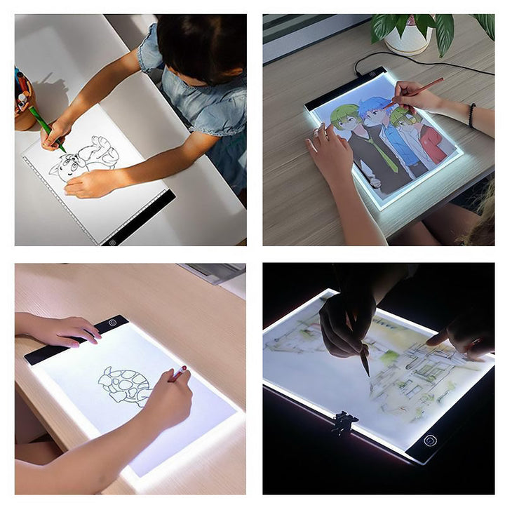 Tegnebrett med LED-lys | Skanto