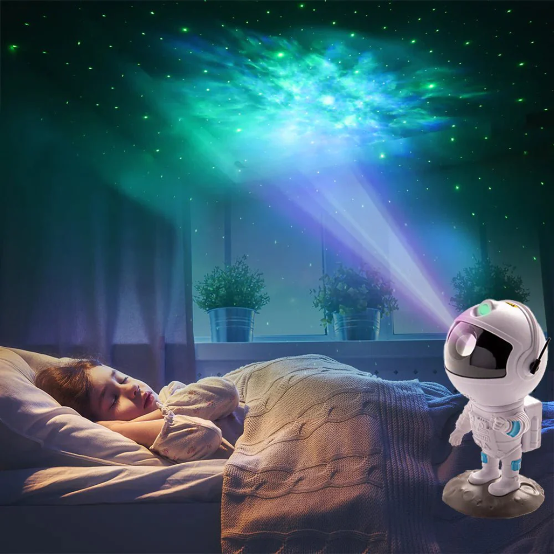 Astronaut Romlys Nattlys Skanto