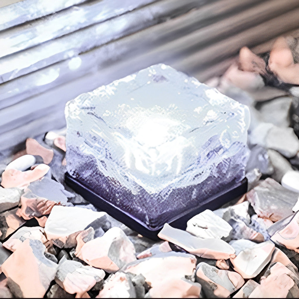 Square Creative Ice Skantoock LED Vanntett Smart Solar Utendørs Belysning | Skanto