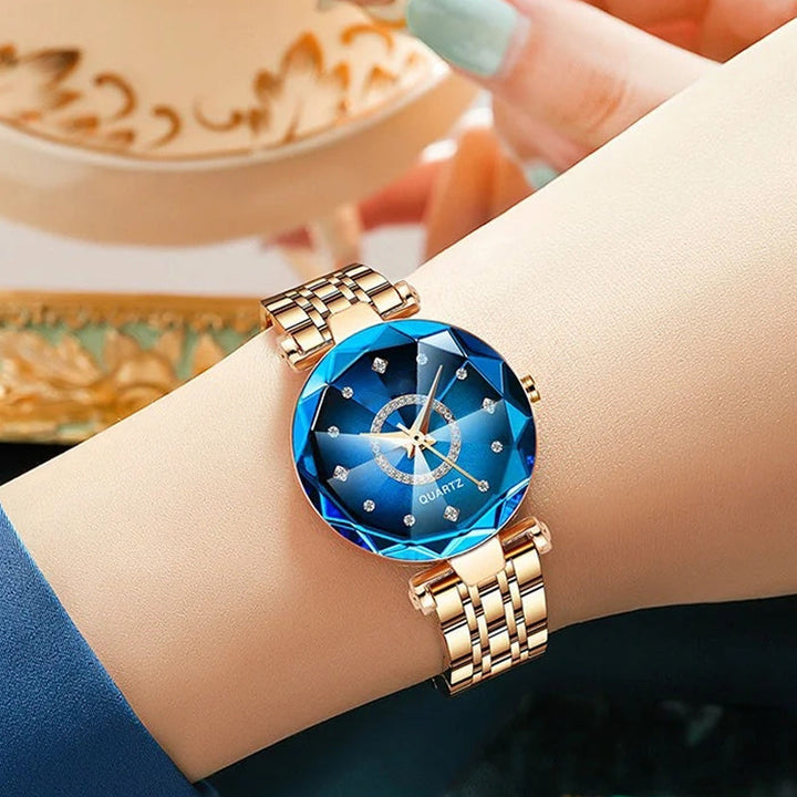 Skanto | Starry Diamond Dial Damen Vanntett Klokke