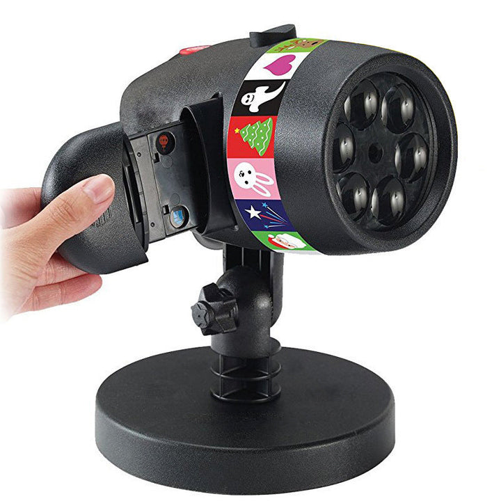 Jul Laserlys LED-Projeksjon for Utendørs Gress | Skanto