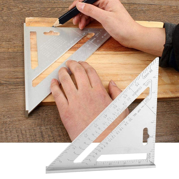 Skanto | Aluminiumlegering trekant- og firkantlinjal