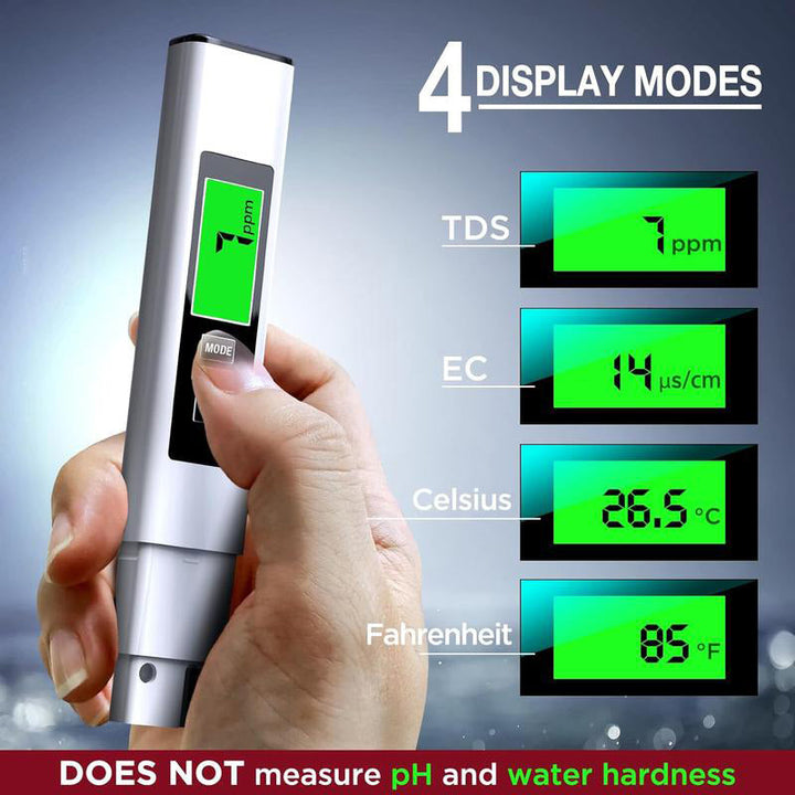 Skanto | Ny 4 i 1 Tds Meter Digital Vann Tester