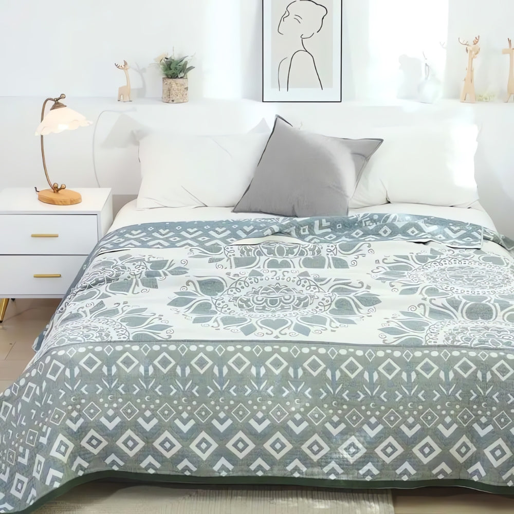 Skanto | Lunara Floral Cotton Comfort Blanket