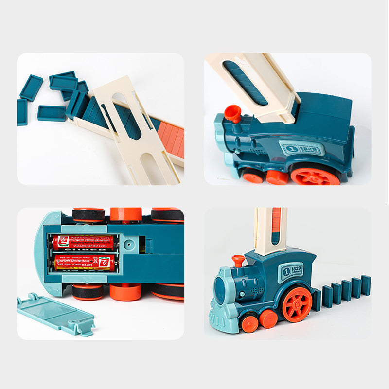 Skanto | Domino Pull Block Set, blokkenspil monterer