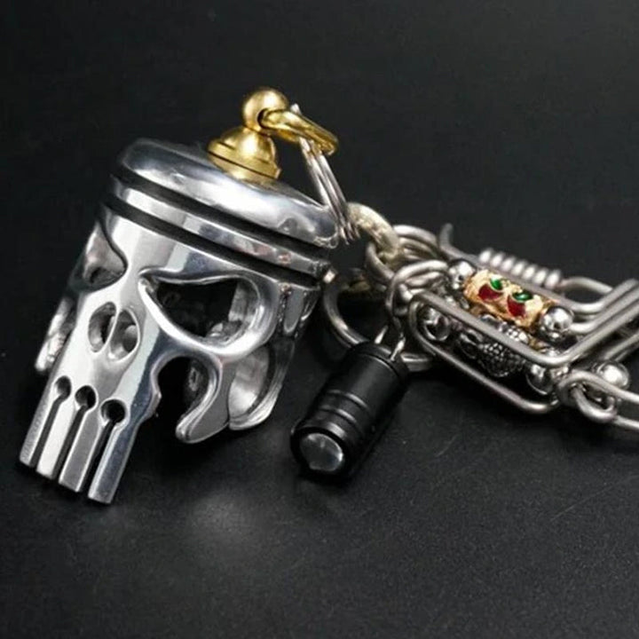 Skanto | Piston Art Skull Nøkkelring