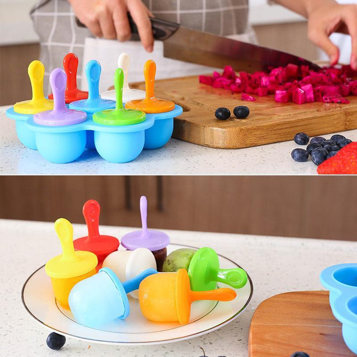 Mini silikon iskrem mold sett | Skanto