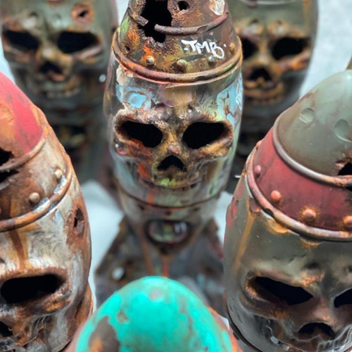 Skanto | Harpiks Hodeskalle Bombe Ornament