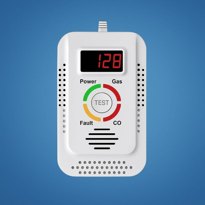 Digital Display – 85dB Høyt Alarm – Hjemmesikkerhetsenhet – Tidlig Varsel Beskyttelse for Familie Skanto