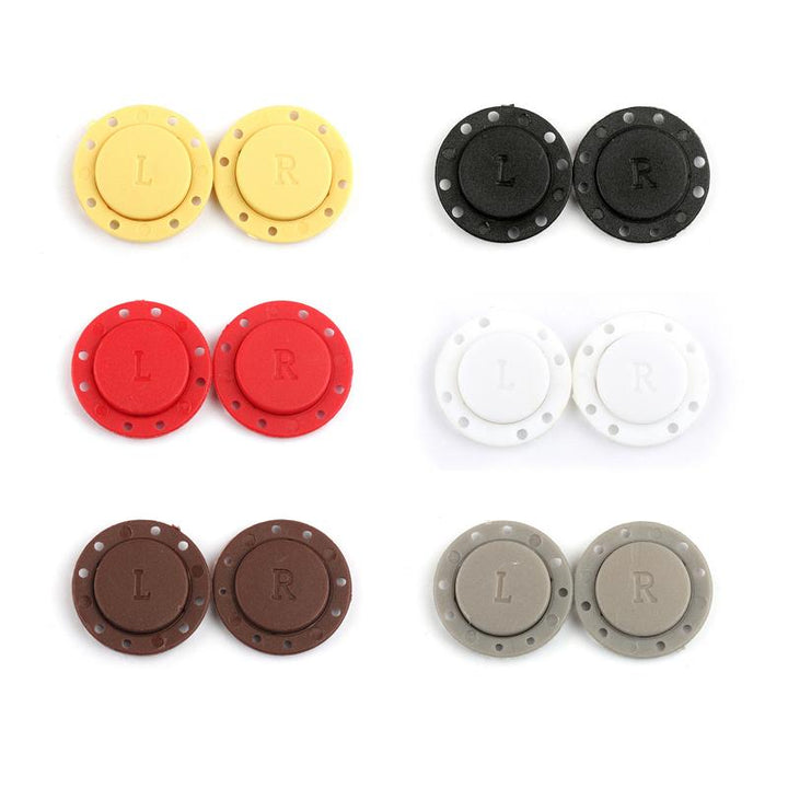 Skanto | Høy-kvalitets usynlig plast magnetisk lukking, 5 stykker