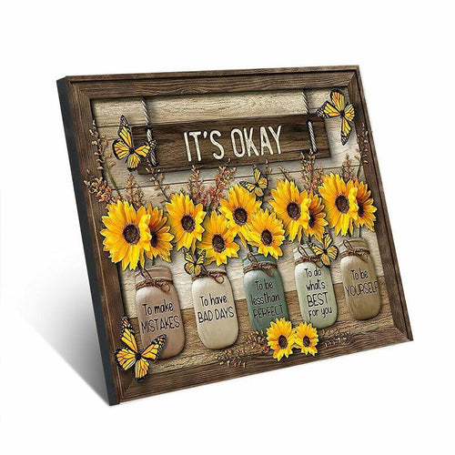 Skanto | 🌻Butterfly Sunflower Wall Art🦋