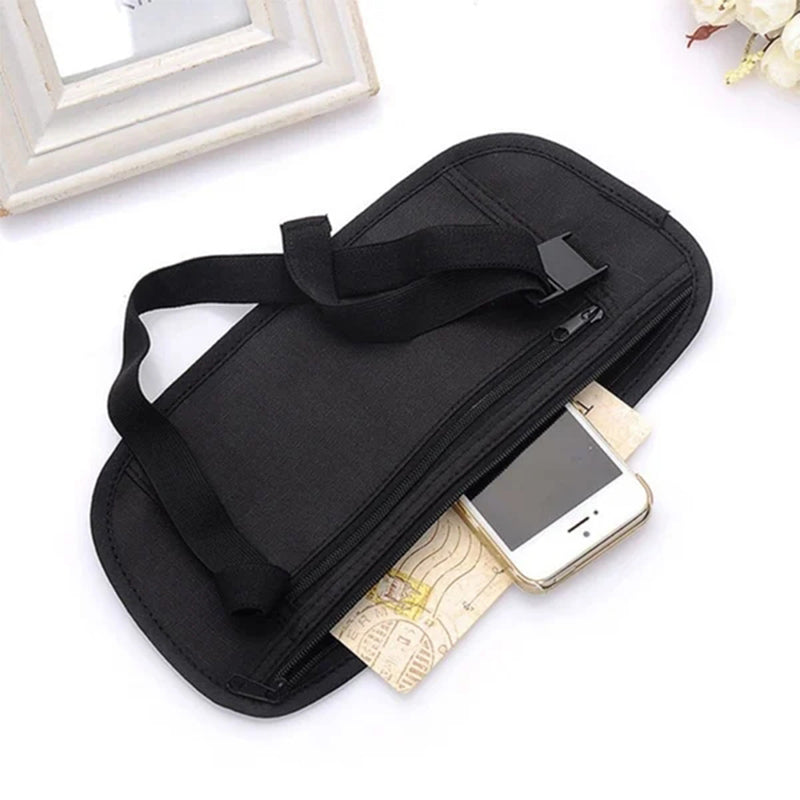 Skanto | Sport Hip Bag Justerbar med Glidelåslommer
