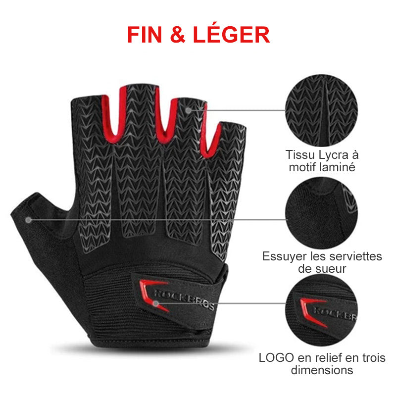 Halv Finger Sykkelhansker | Skanto