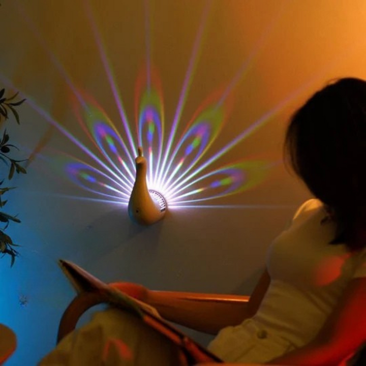 Dekorativ lampe med fjernkontroll og fargeeffekter Skanto
