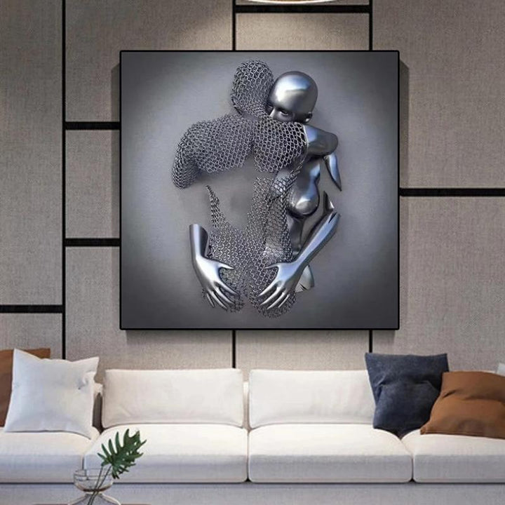Skanto | 💞Kjærlighet Hjerte Kunst Veggmaleri💞