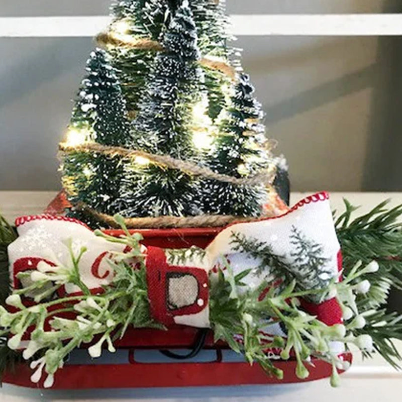 Skanto | Rød gårdsbil julepynt