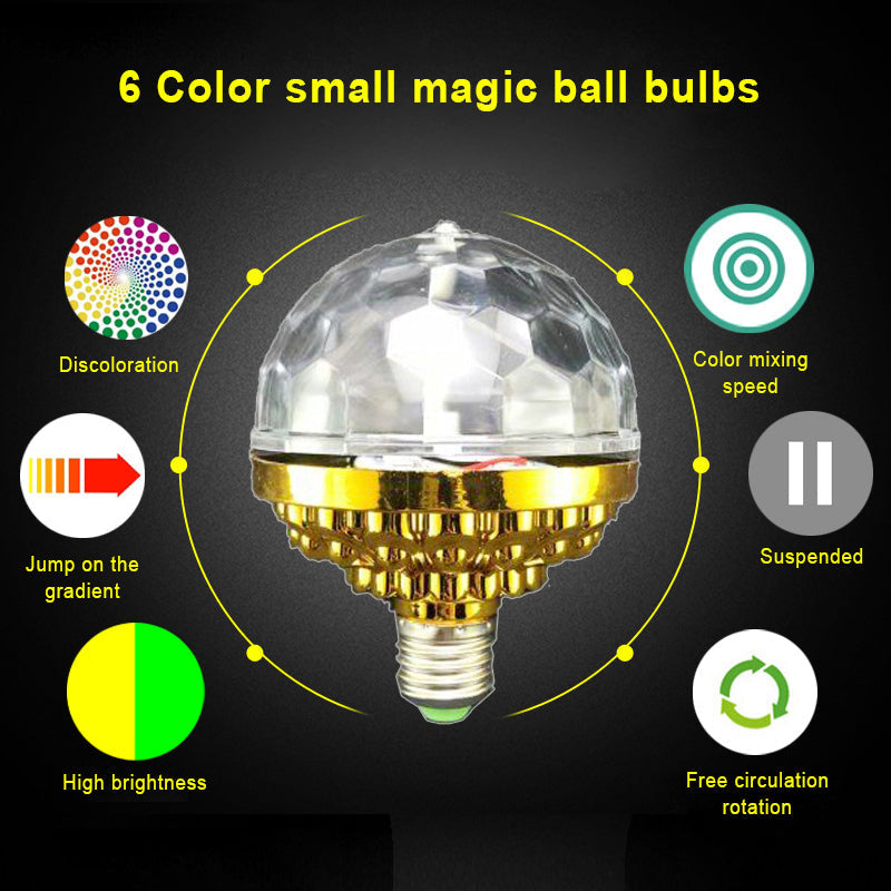 Skanto | LED Disco Ball Fargerik Rotasjon Lys lampe