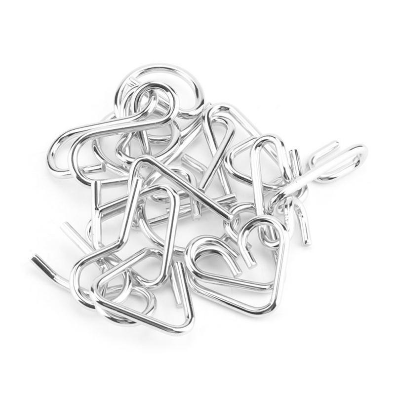 Metal Puzzle Toys Set (8 Pieces) | Skanto
