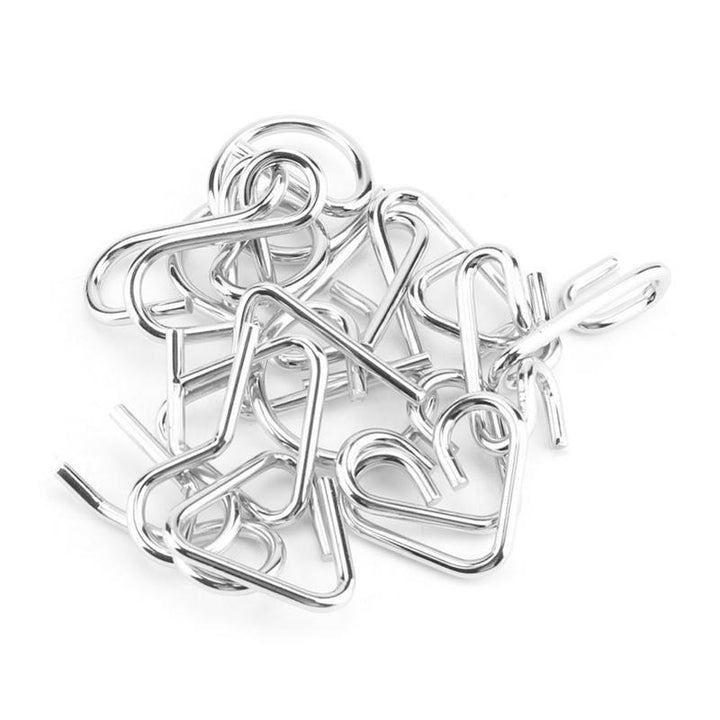 Metal Puzzle Toys Set (8 Pieces) | Skanto