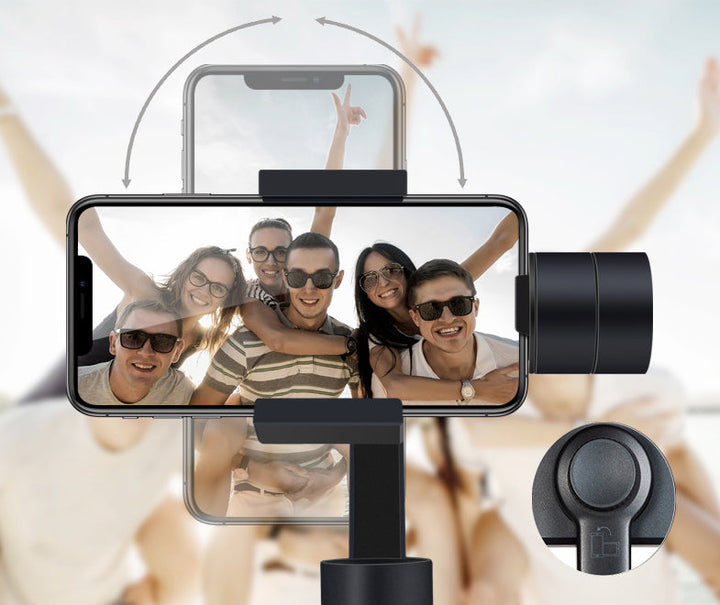 Skanto | Tre-aksers Stabilisert Telefon/Kamera Holder, med Stabilisator, Automatisk Gjenkjenningssporing, En-knapps Kontroll og Flere Opptaksmåter, for Å Ta Bilder og Video