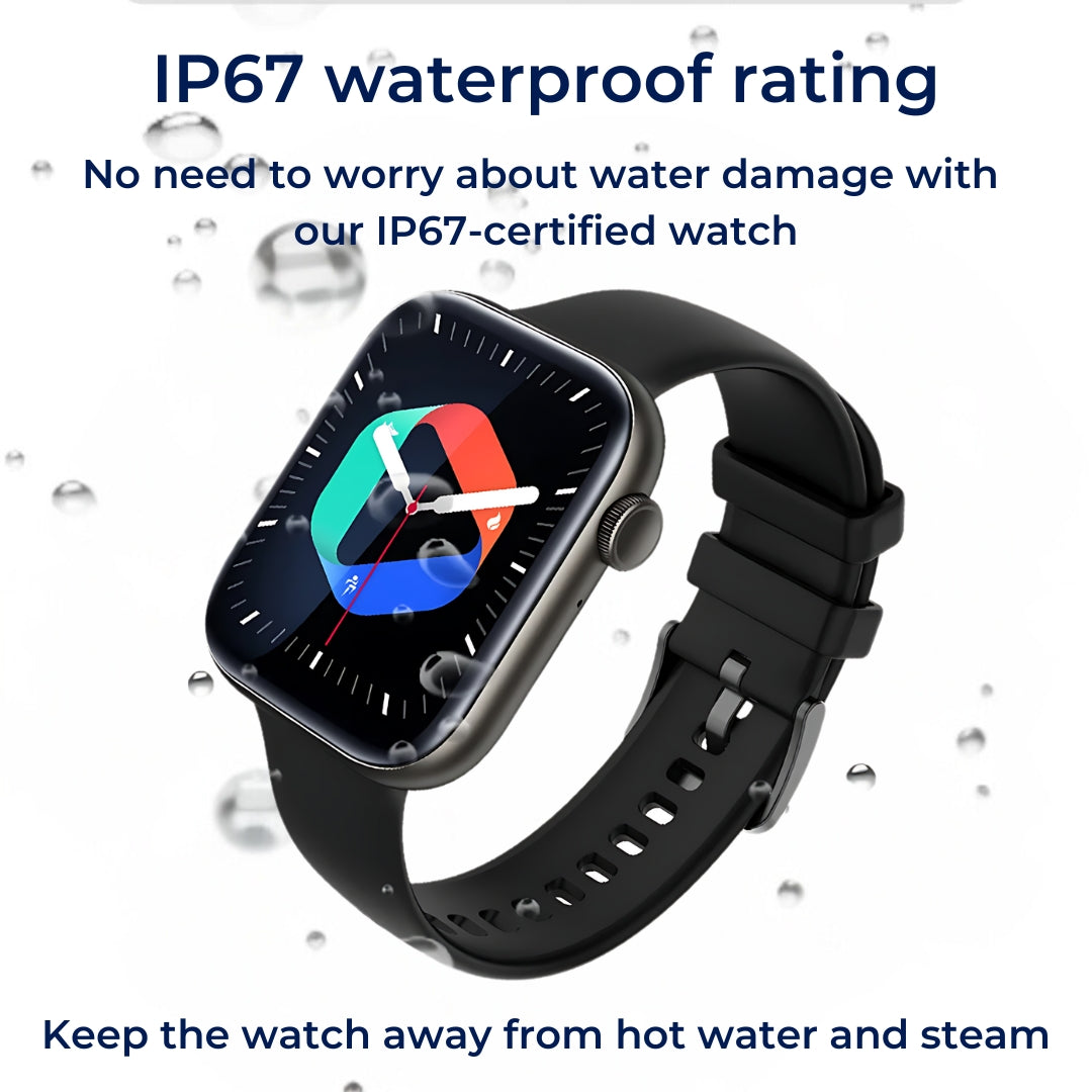 FitTrack Pro Advanced Smartwatch - Tilpassbare funksjoner | Helse- og treningsovervåking Skanto