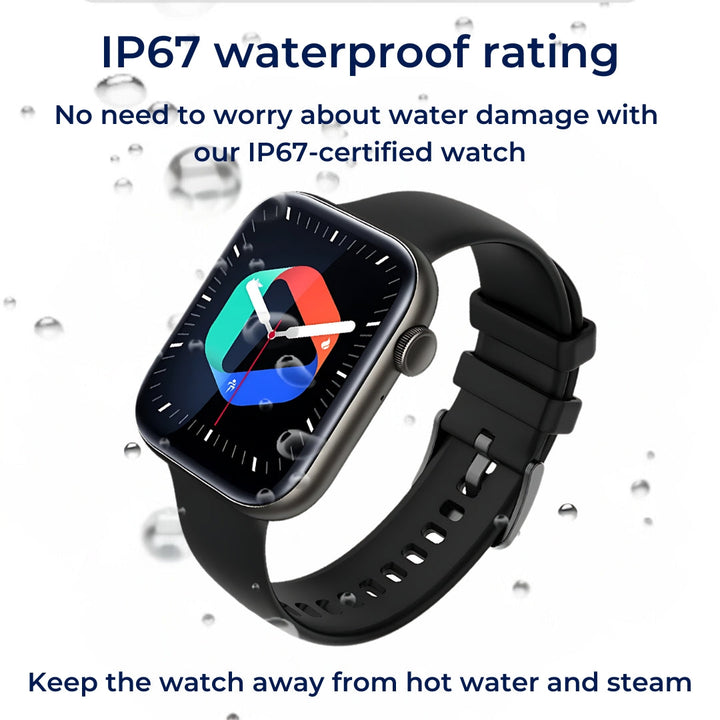 FitTrack Pro Advanced Smartwatch - Tilpassbare funksjoner | Helse- og treningsovervåking Skanto