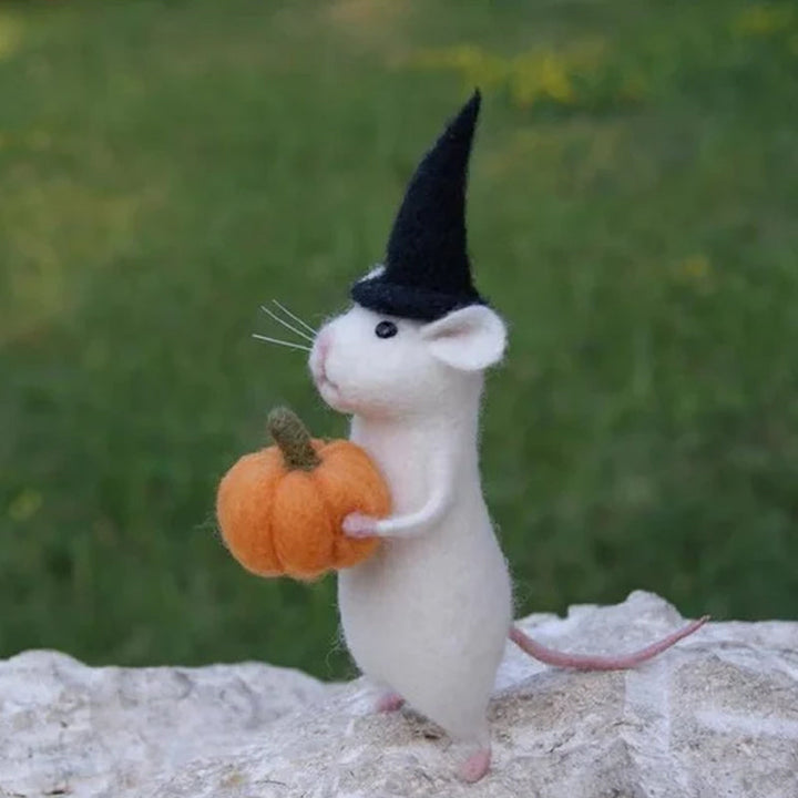 Felt Muse og Gresskar Ornament | Skanto