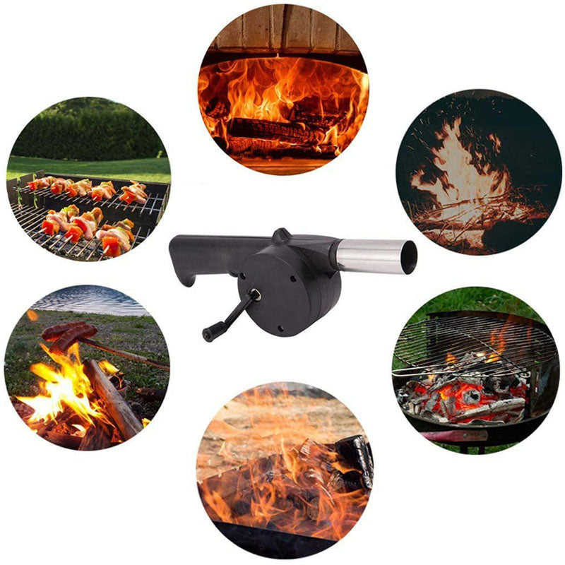 Bærbar håndblåser for grilling | Skanto