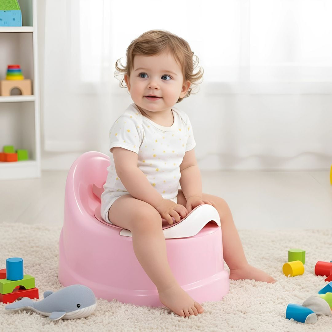 Slip Potty Stol – Barnesikkerhet – Avtagbar Enkel Rengjøring Skål – Ergonomisk Komfort – Stressfri Småbarn Toalettrening Hjelp Skanto