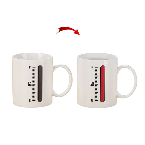 Full Fuel Programmer Magic Heat Sensitiv Farge Endrende Keramisk Kaffekopp | Skanto